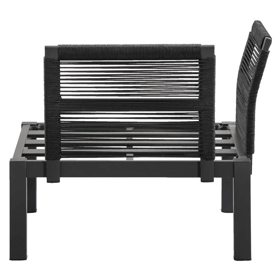 Le Sud Loungestoel Hoekelement Ardeche - Grijs - 78x78x66 Cm - Image 3