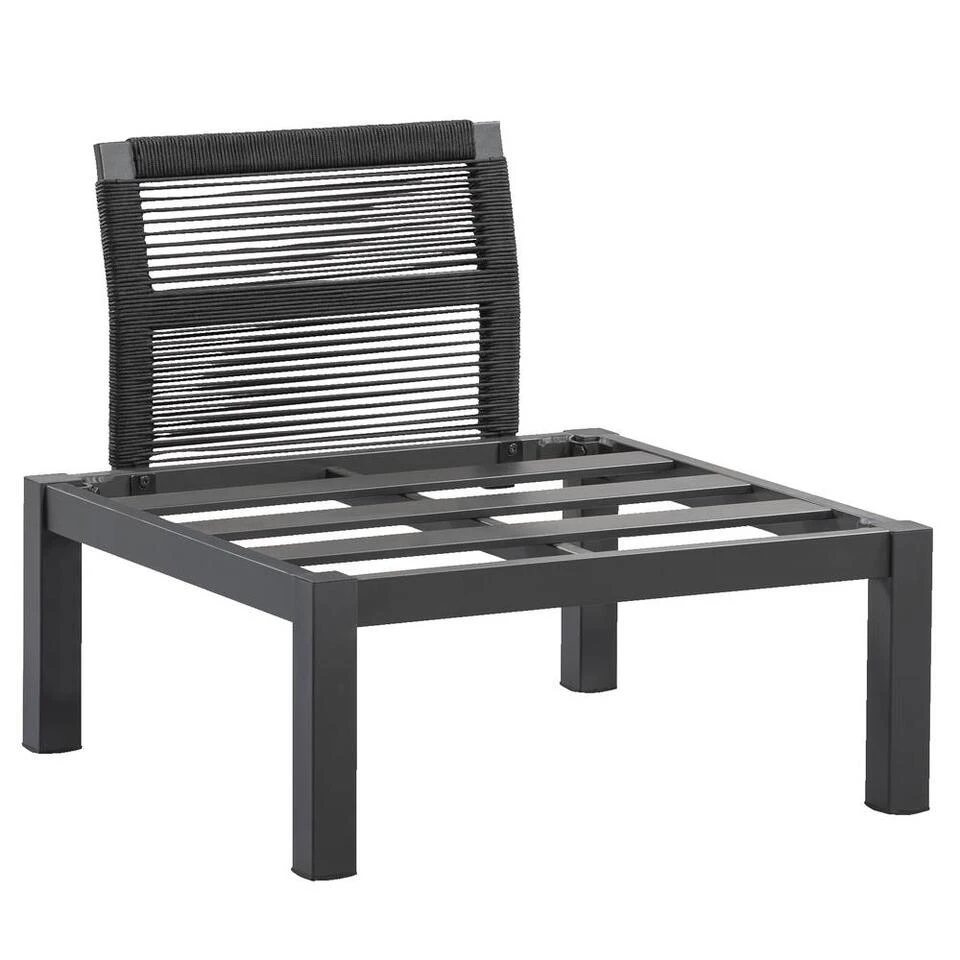 Le Sud Loungestoel Middenelement Ardeche - Grijs - 78x72x66 Cm - Image 2