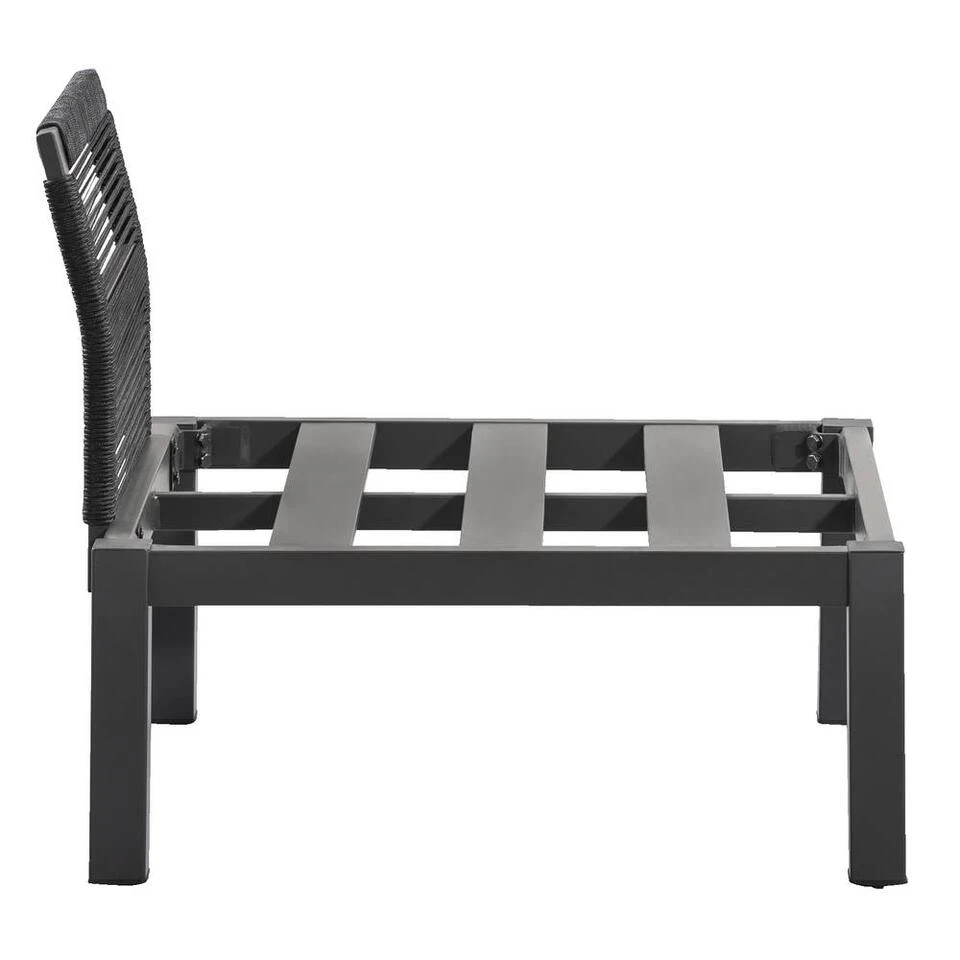 Le Sud Loungestoel Middenelement Ardeche - Grijs - 78x72x66 Cm - Image 4