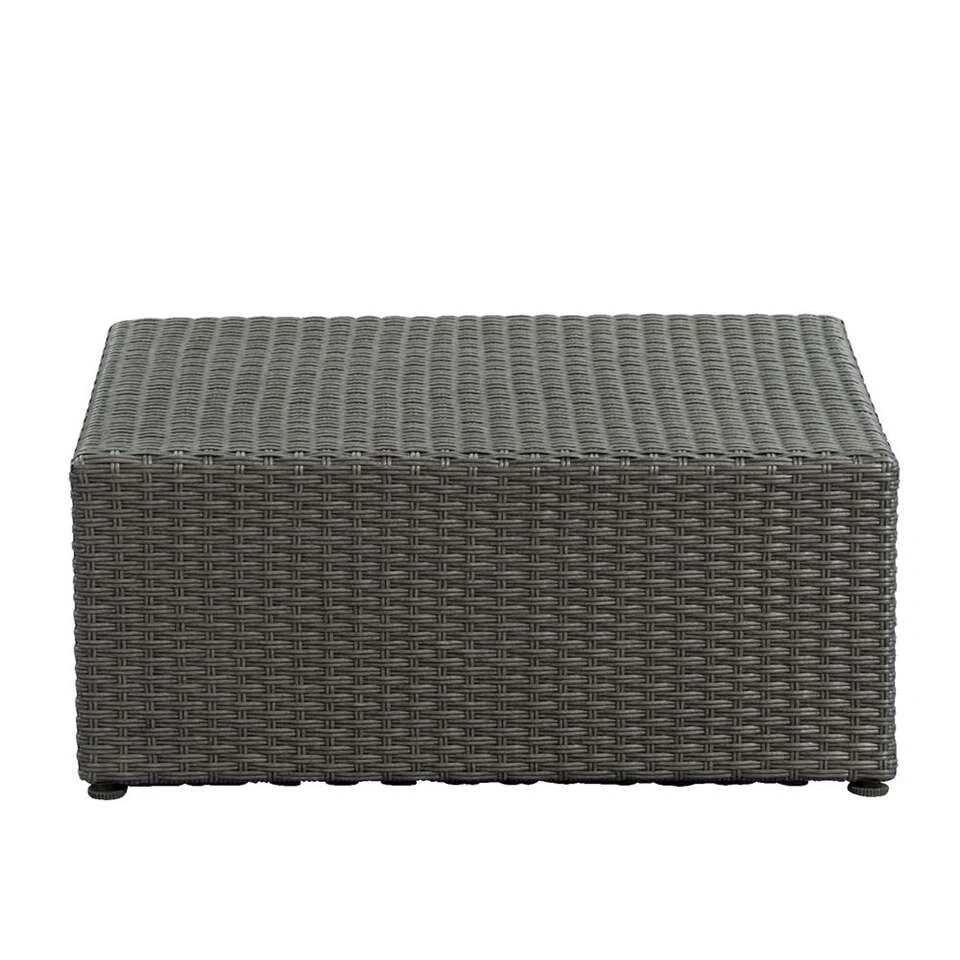 Le Sud Tafel/hocker Dordogne - Antraciet - 72x72x30 Cm - Image 2