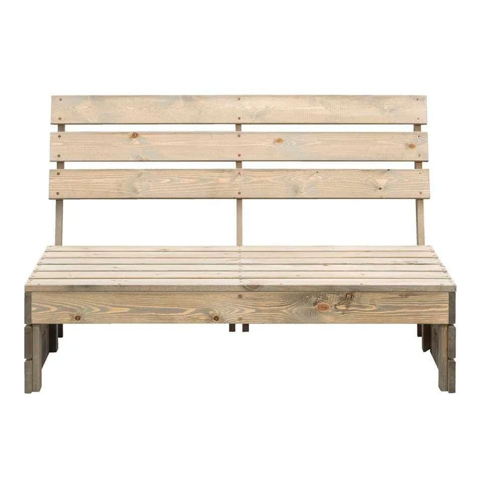 Palletbank Lucca Modulair - Greywash - 120x93,5x76,5 Cm - Image 2