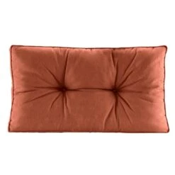 Loungekussen Florence Rug - Terracotta - 60x43x12 Cm