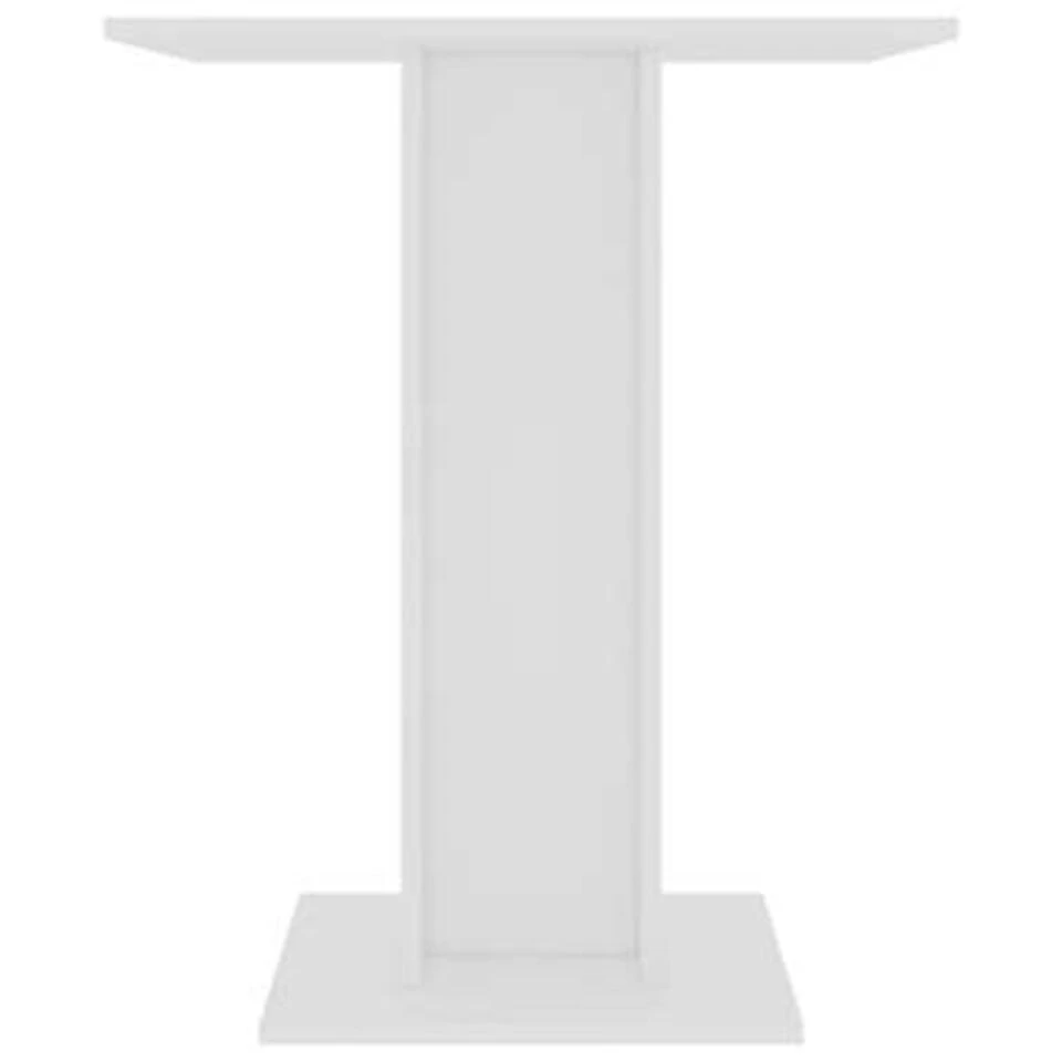 VidaXL Bistrotafel 60x60x75 Cm Bewerkt Hout Wit - Image 4