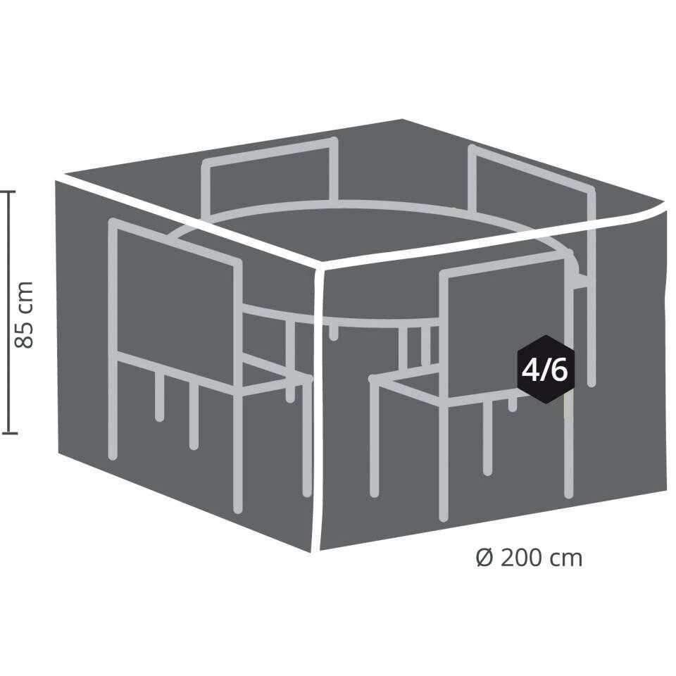 Outdoor Covers Premium Hoes Voor Ronde Tuinset - 85x200 Cm - Image 3
