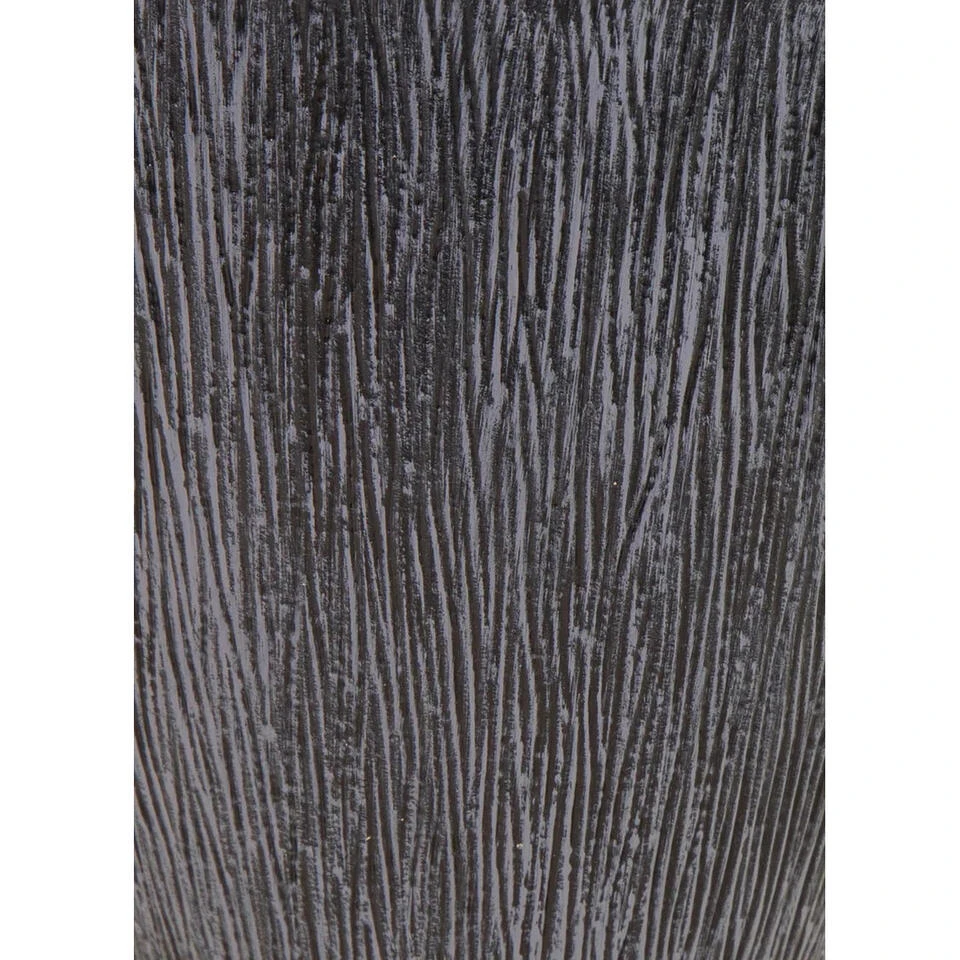 Mega Collections Plantenpot/bloempot - Kunststof - Grijs - D23 Cm - Afbeelding 2