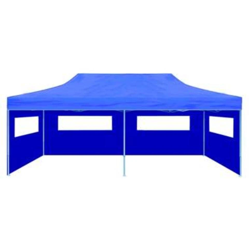 VidaXL Partytent Pop-up Inklapbaar 3x6 M Blauw - Image 3