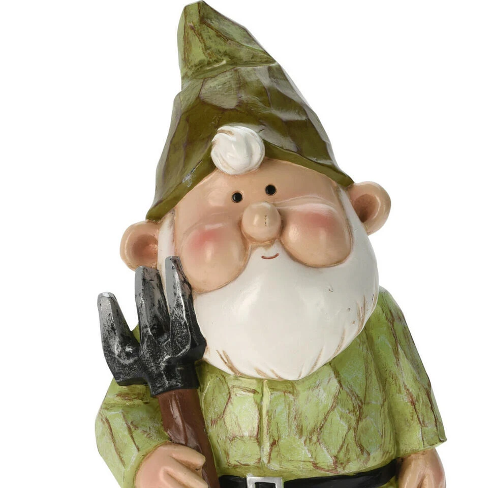 Pro Garden Tuinkabouter Beeld Bobby Green - Polystone - 31 Cm - Image 2