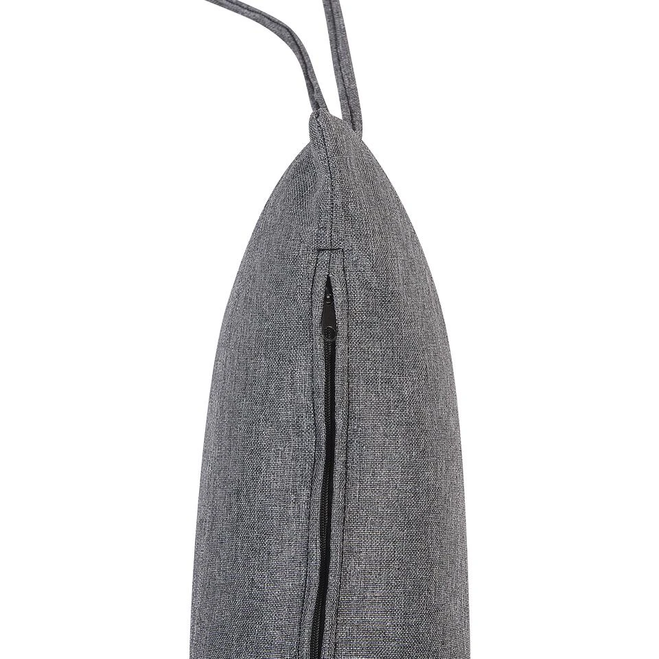 Beliani Hangstoel PINETO - Grijs Pe Rotan - Image 2