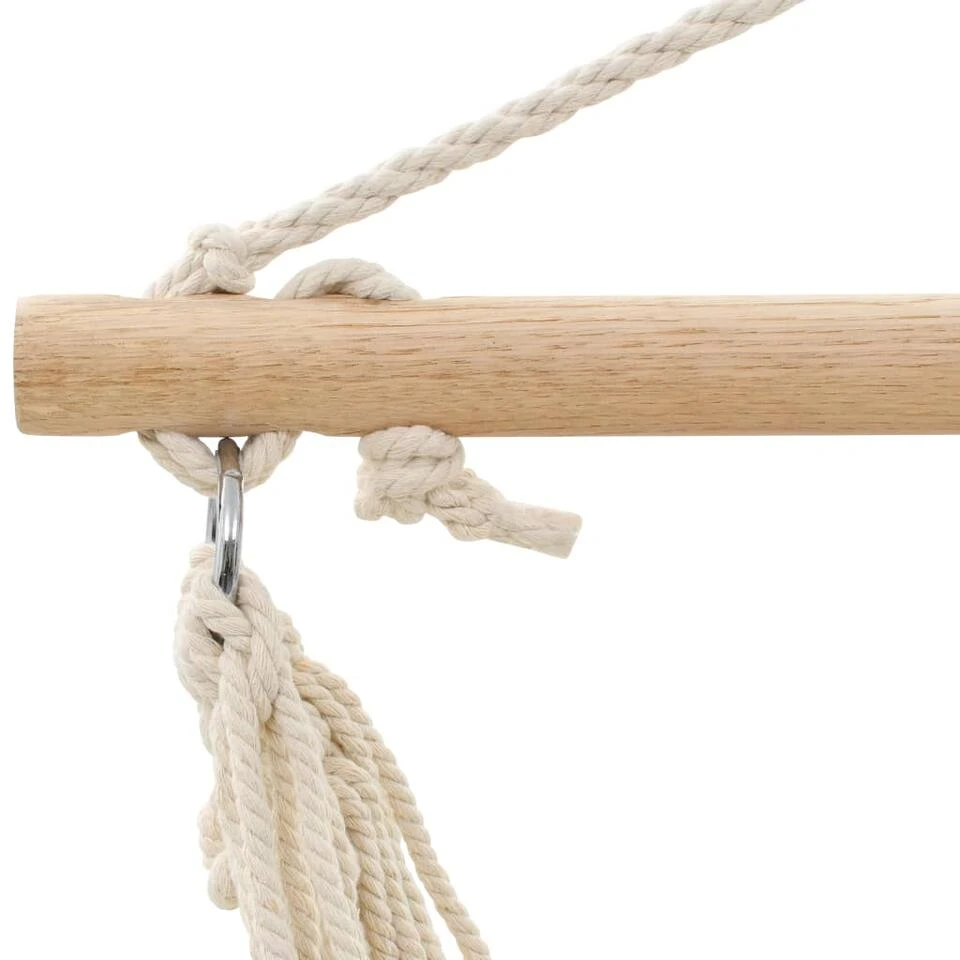 VIDAXL Hangstoel Creme Wit (large) - Image 3