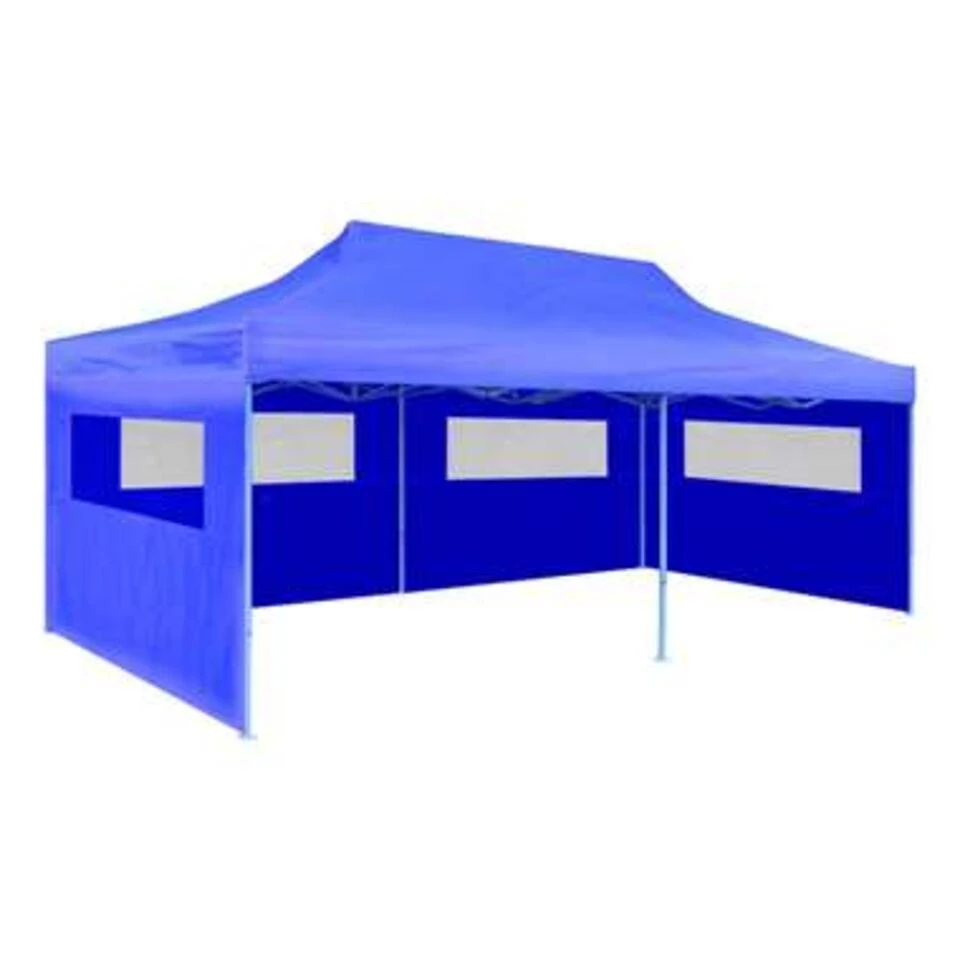 VidaXL Partytent Pop-up Inklapbaar 3x6 M Blauw - Image 2