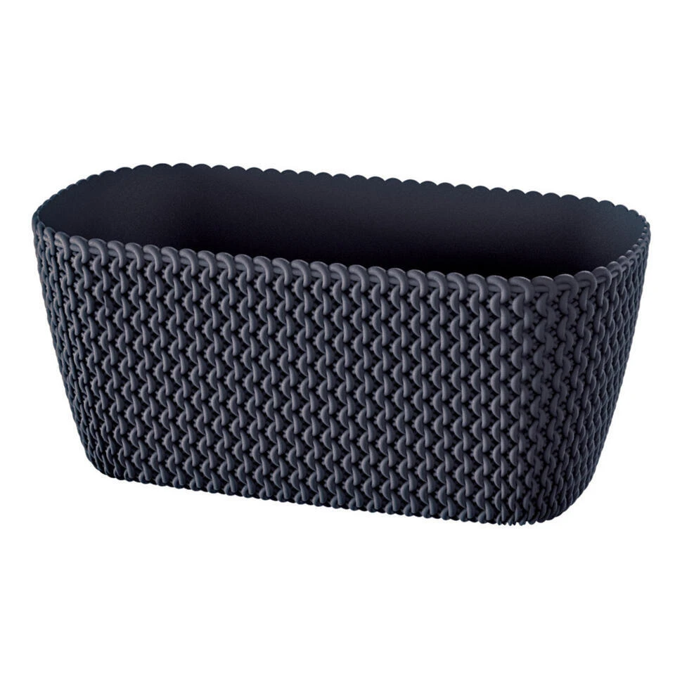 Prosperplast Plantenbak Splofy - Antraciet - Kunststof - 30 Cm - Image 2