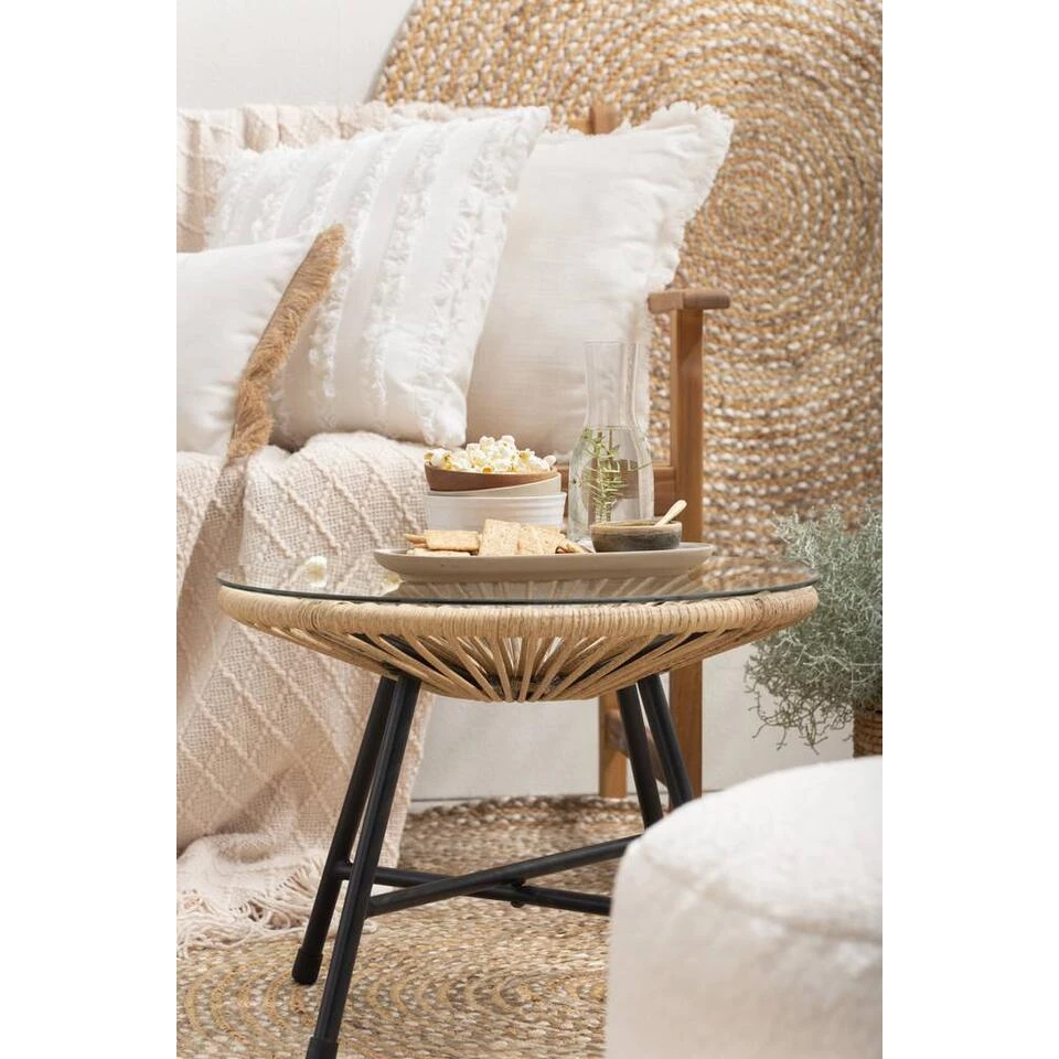 Le Sud Bijzettafel Monte Carlo - Naturel - Ø50x38 Cm - Image 2