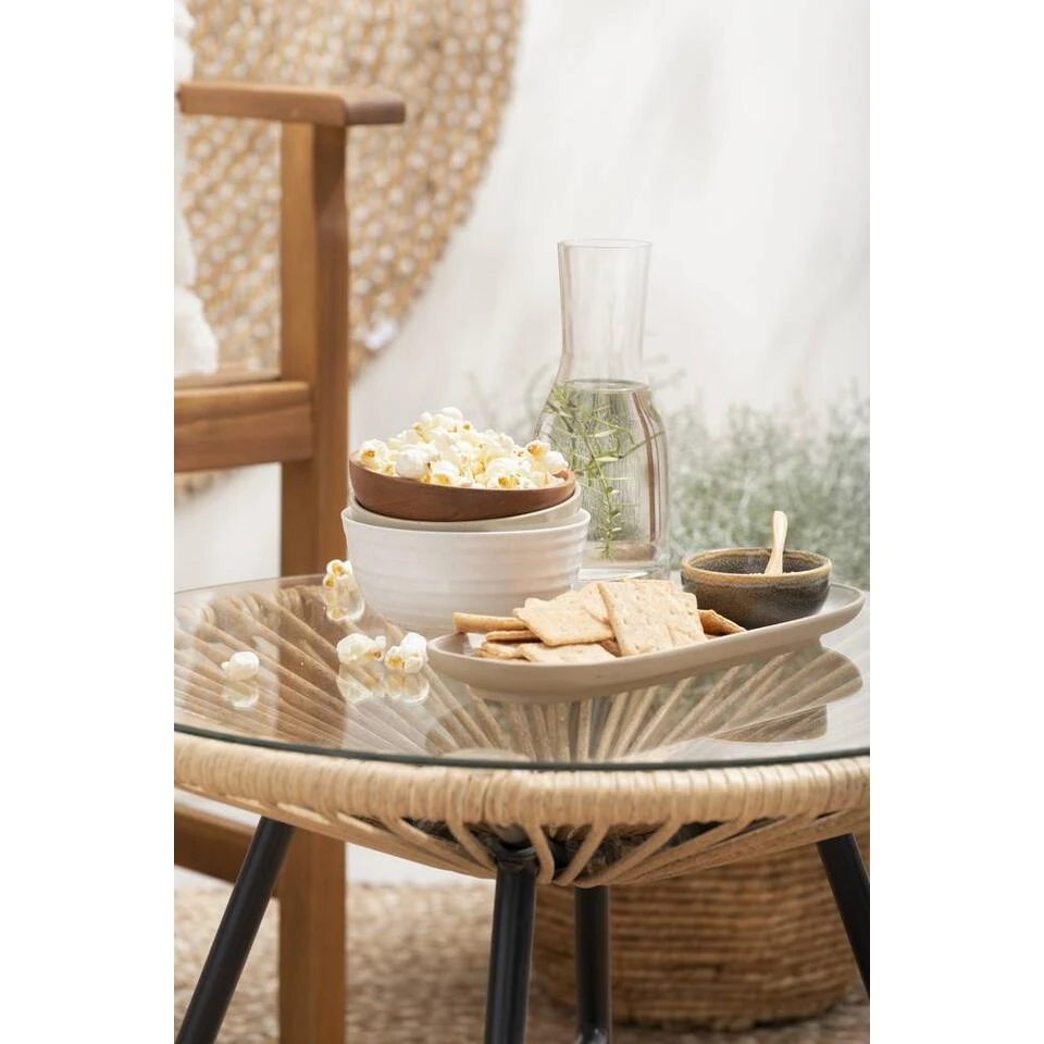 Le Sud Bijzettafel Monte Carlo - Naturel - Ø50x38 Cm - Image 4